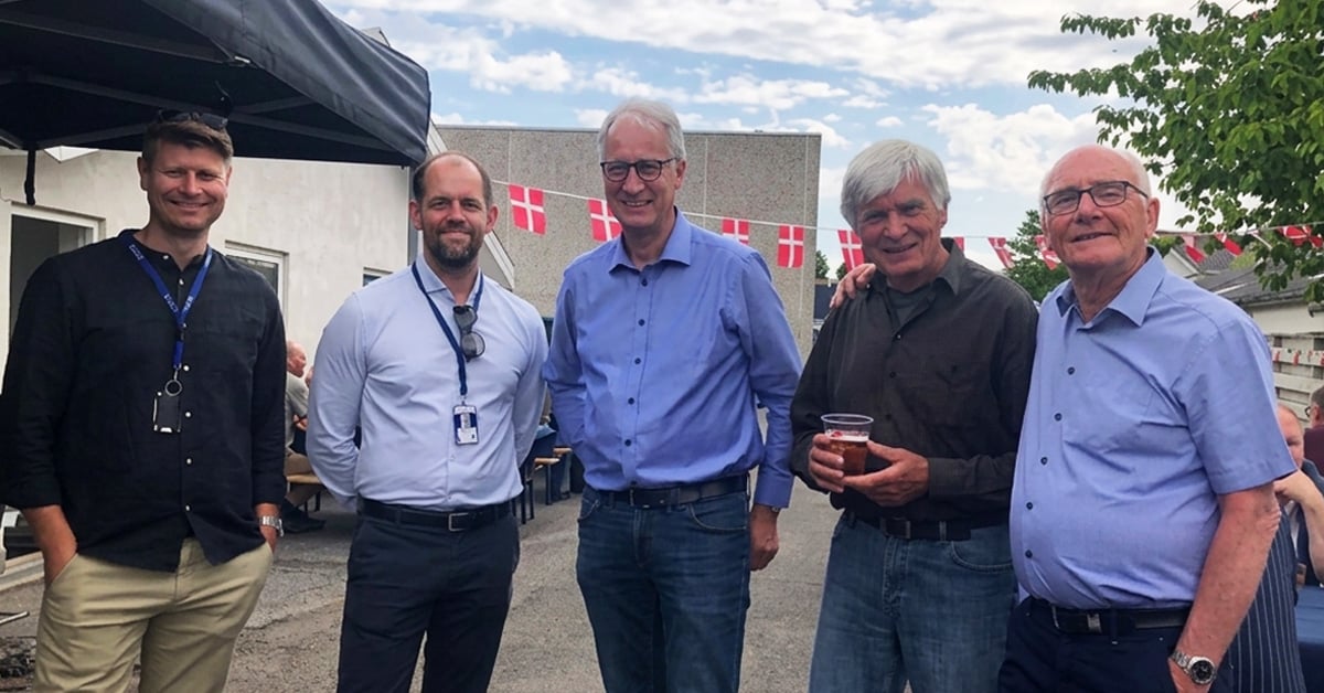 Søren til sin afskedsreception hos Gromas